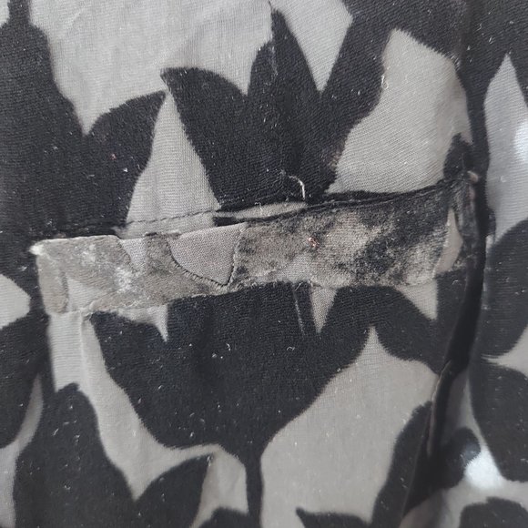 NWT Harlyn by Anthropologie Sienna Black Velvet Burnout Pants  SZ 4 - Picture 13 of 13